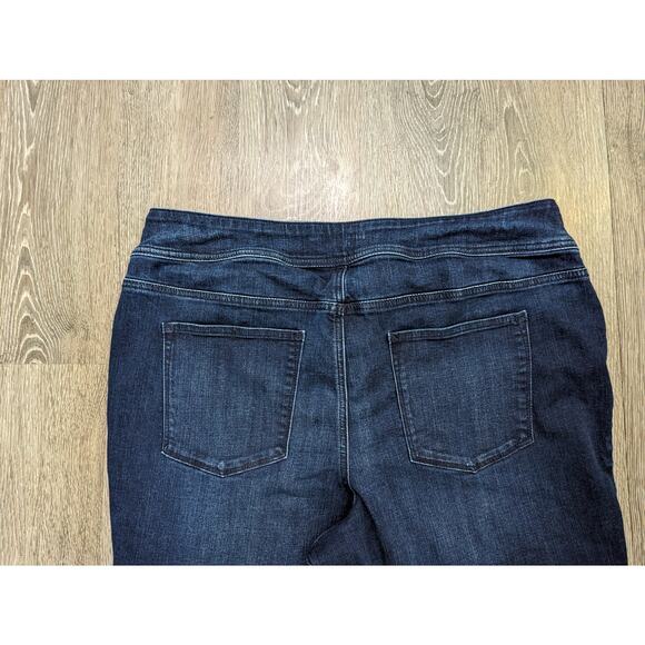 Maurices Women's Plus Size High Rise Dark Wash Skinny Stretch Jeans Size 22W Reg - Picture 4 of 6